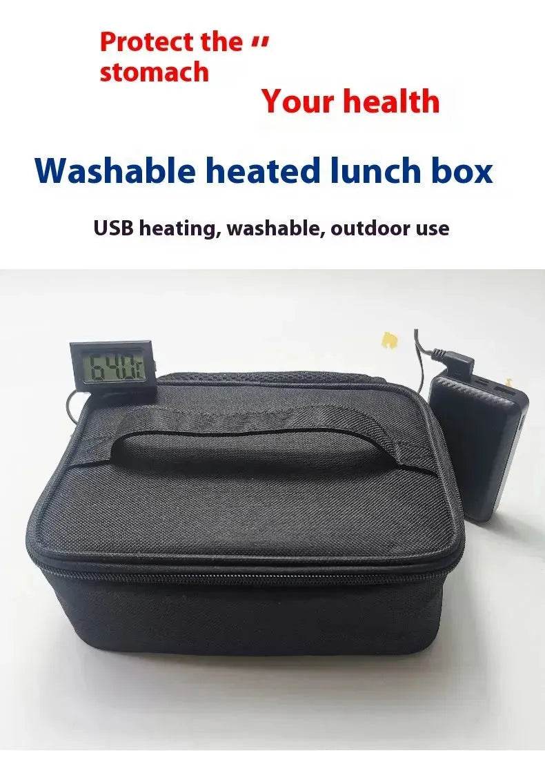 USB Heating Lunch Outdoor Bento Thermal Bag Convenient And Easy To Carry - EX-STOCK Canada