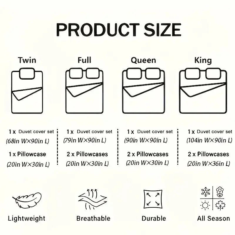 Haoyijia Big Flower Duvet Cover EX-STOCK Canada