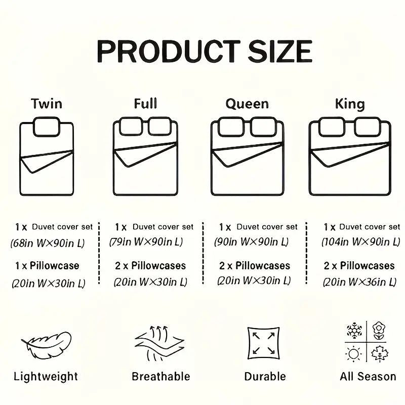 Haoyijia Big Flower Duvet Cover EX-STOCK Canada