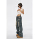 Low rise Distressed Oversized Street style Jean Pant women - EX-STOCK Canada