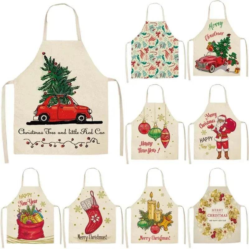 Personalized Christmas Aprons gifts idea for chefs bakers - EX-STOCK Canada
