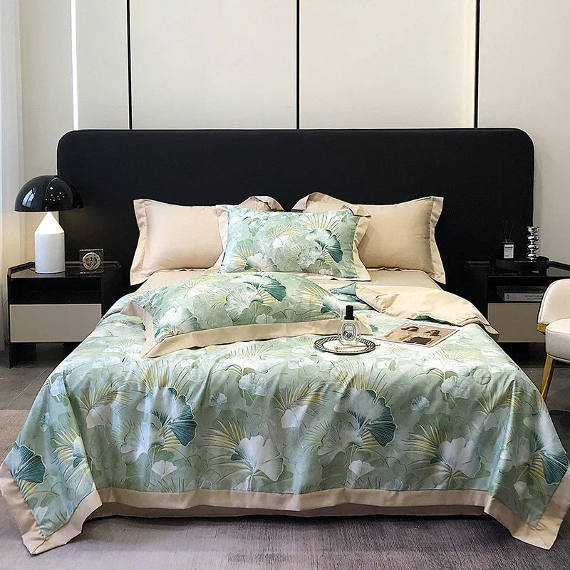 Tencel Summer Duvet Four-piece Washed Silk EX-STOCK Canada