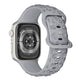 Embossed Rose Silicone Watch Strap - EX-STOCK Canada