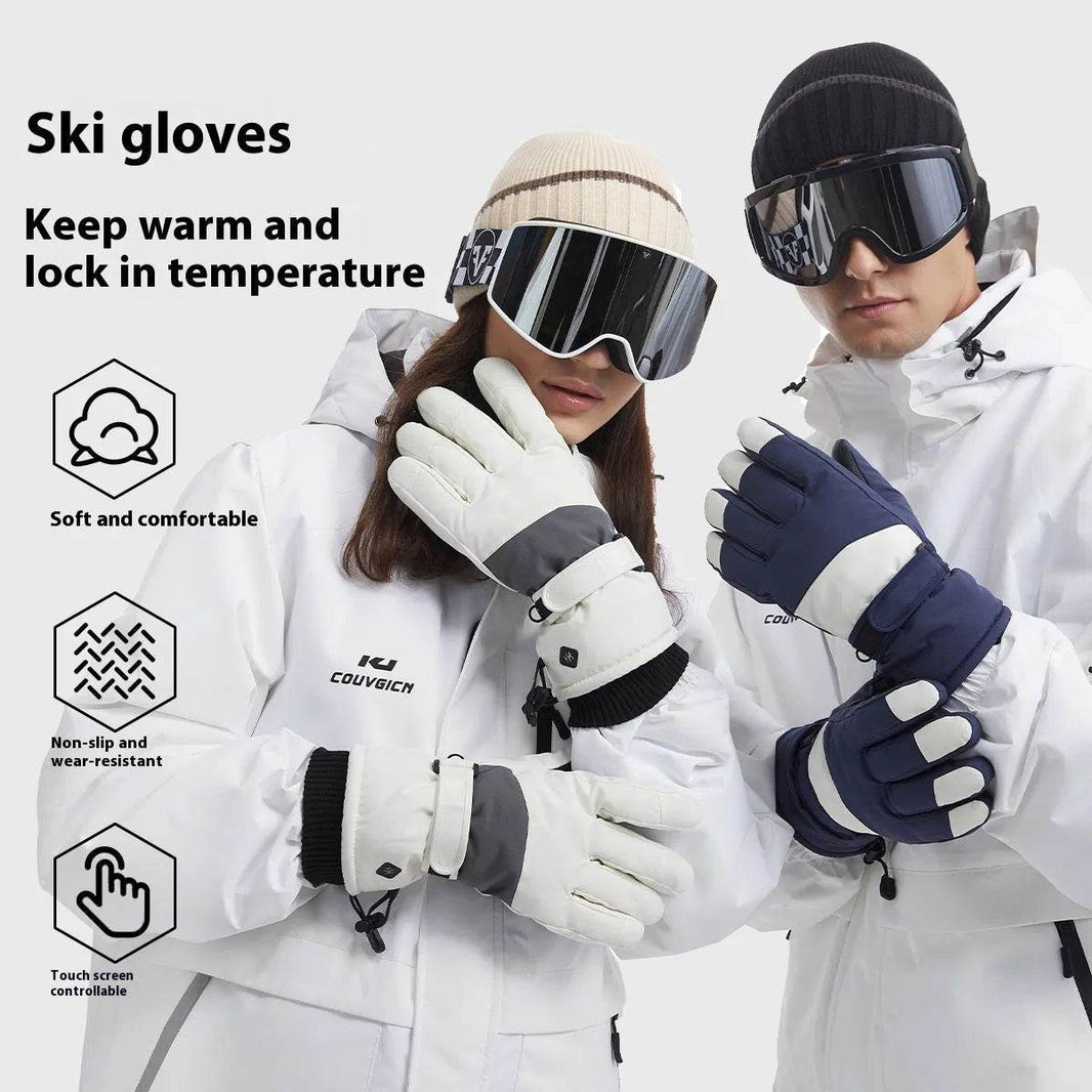 Winter Waterproof Cold-proof Ski Gloves Keep Warm - EX-STOCK CANADA
