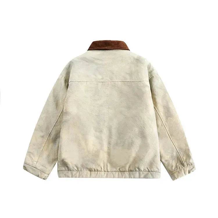 Casual men Retro Heavy Lapel Cotton padded jacket Hip pop street style - EX-STOCK Canada