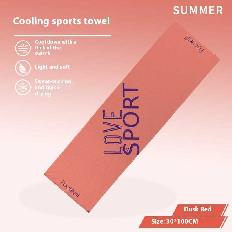 Cold Feeling Towel Outdoor Sports Sweat-absorbent Breathable Towel EX-STOCK Canada