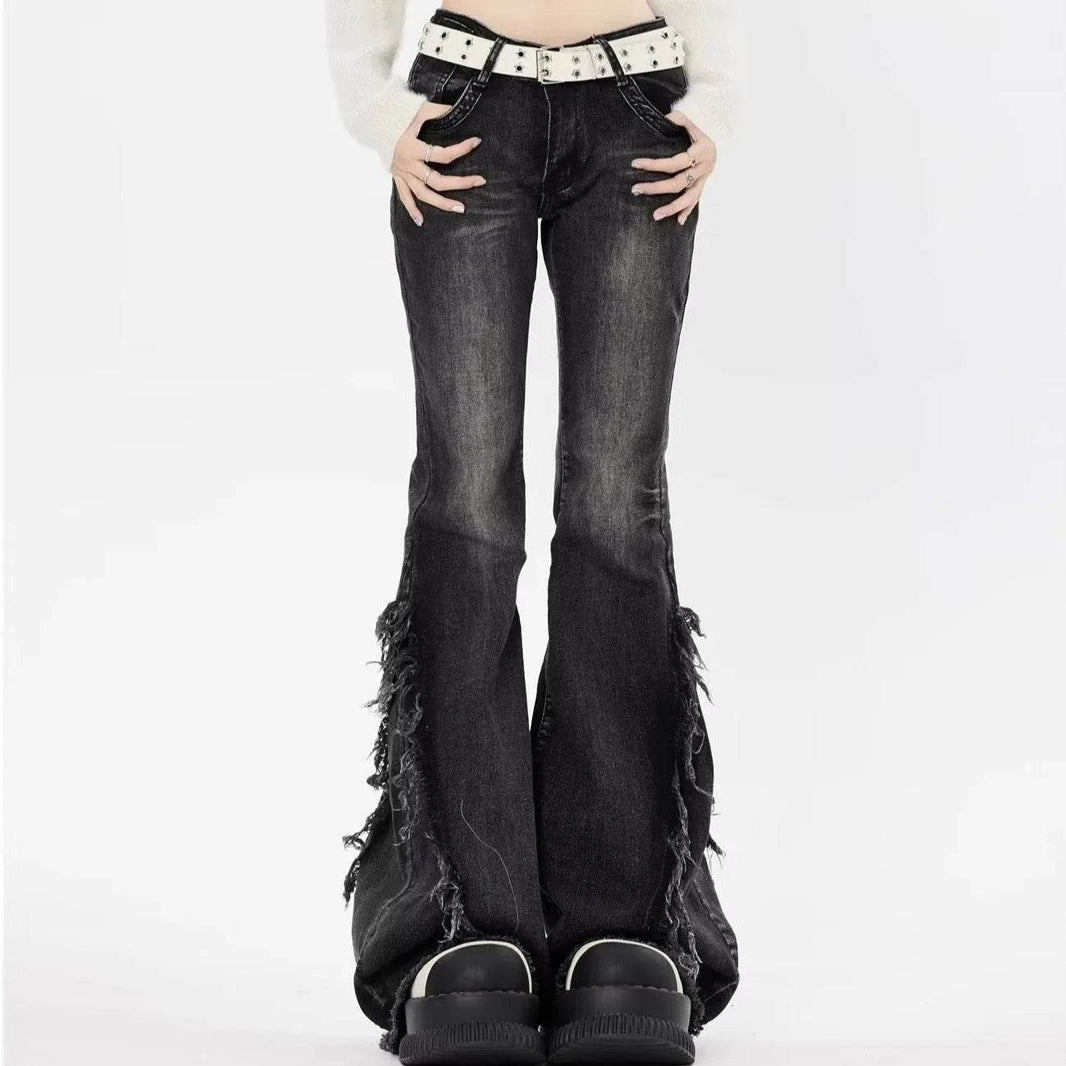 Fashion American Slightly Flared Baggy Jeans Pant Women - EX-STOCK Canada