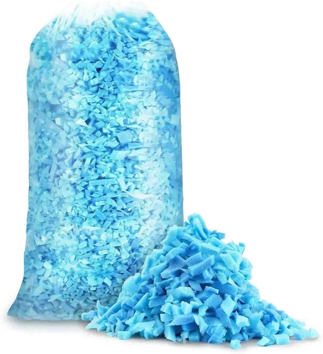 5lbs Bean Bag Filler, Shredded Memory Foam Filling For Bean Bag Chair, Dog Beds, Cushions Pillows, Added Gel Particles - EX-STOCK Canada