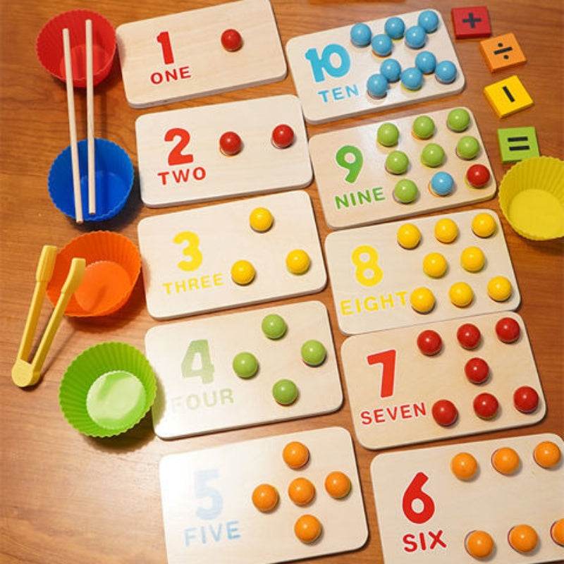 Early Child Education Number Cognitive flash card - EX-STOCK Canada