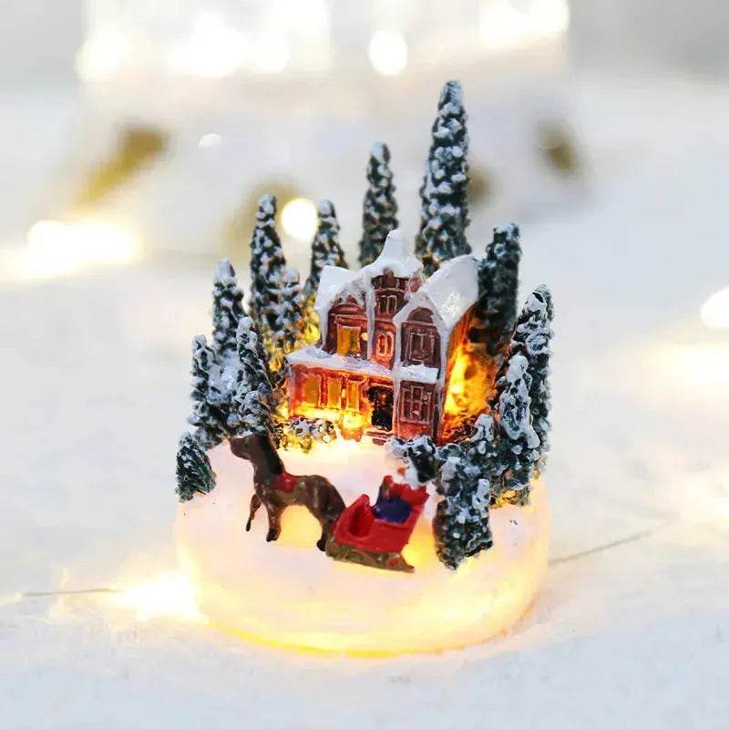 Christmas Decorations Resin House Gifts - EX-STOCK Canada