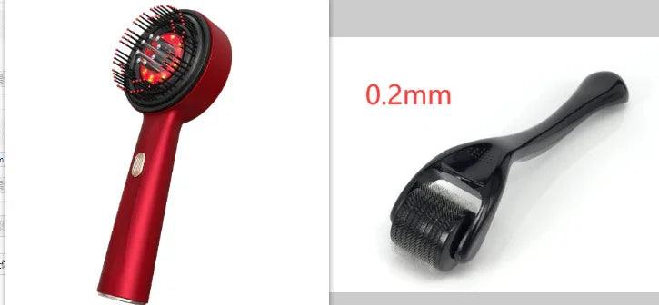 Peigne de Massage Électrique pour la Maison Peigne de Drainage du Cuir Chevelu Lumière Rouge Peigne Anti-dérapant Soin des Cheveux Peigne de Massage MultifonctionEX-STOCK Canada