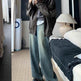 Retro Design Wide Leg Pants High Waisted Boyfriend Jeans - EX-STOCK Canada