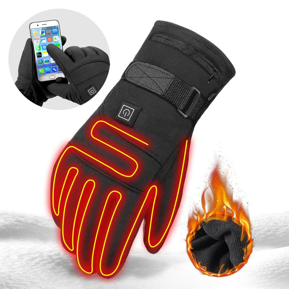 Winter Electric Heated Gloves Motorcycle Touch Screen Gloves EX-STOCK Canada