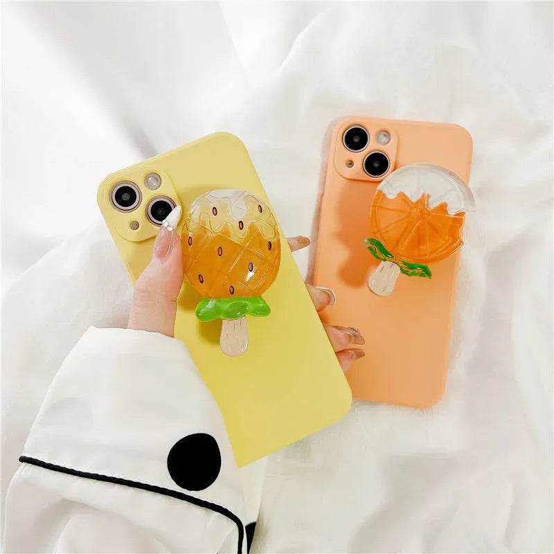 iPhone Summer Pineapple Popsicle Phone Case - EX-STOCK Canada