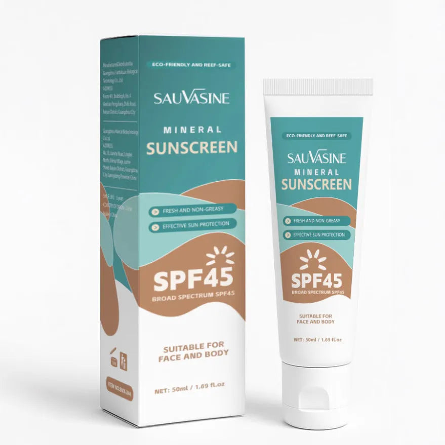 SAUVASINE Mineral Sunscreen Non greasy SPF45+ - EX-STOCK CANADA