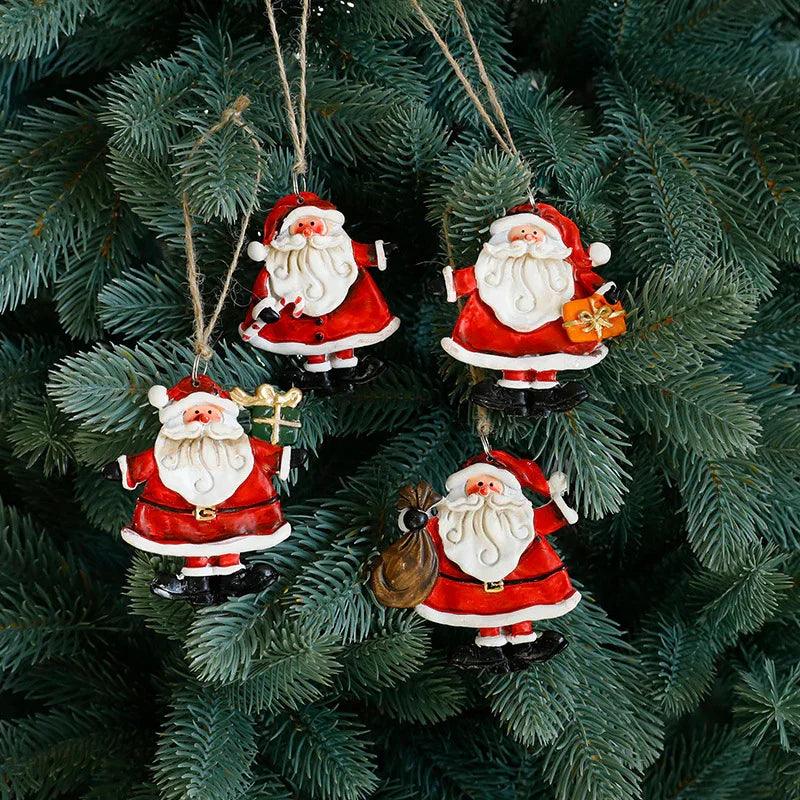 Décorations de Noël Vieux Bonhomme de Neige Bonhomme en Pain d'Épice Petit PendentifEX-STOCK Canada