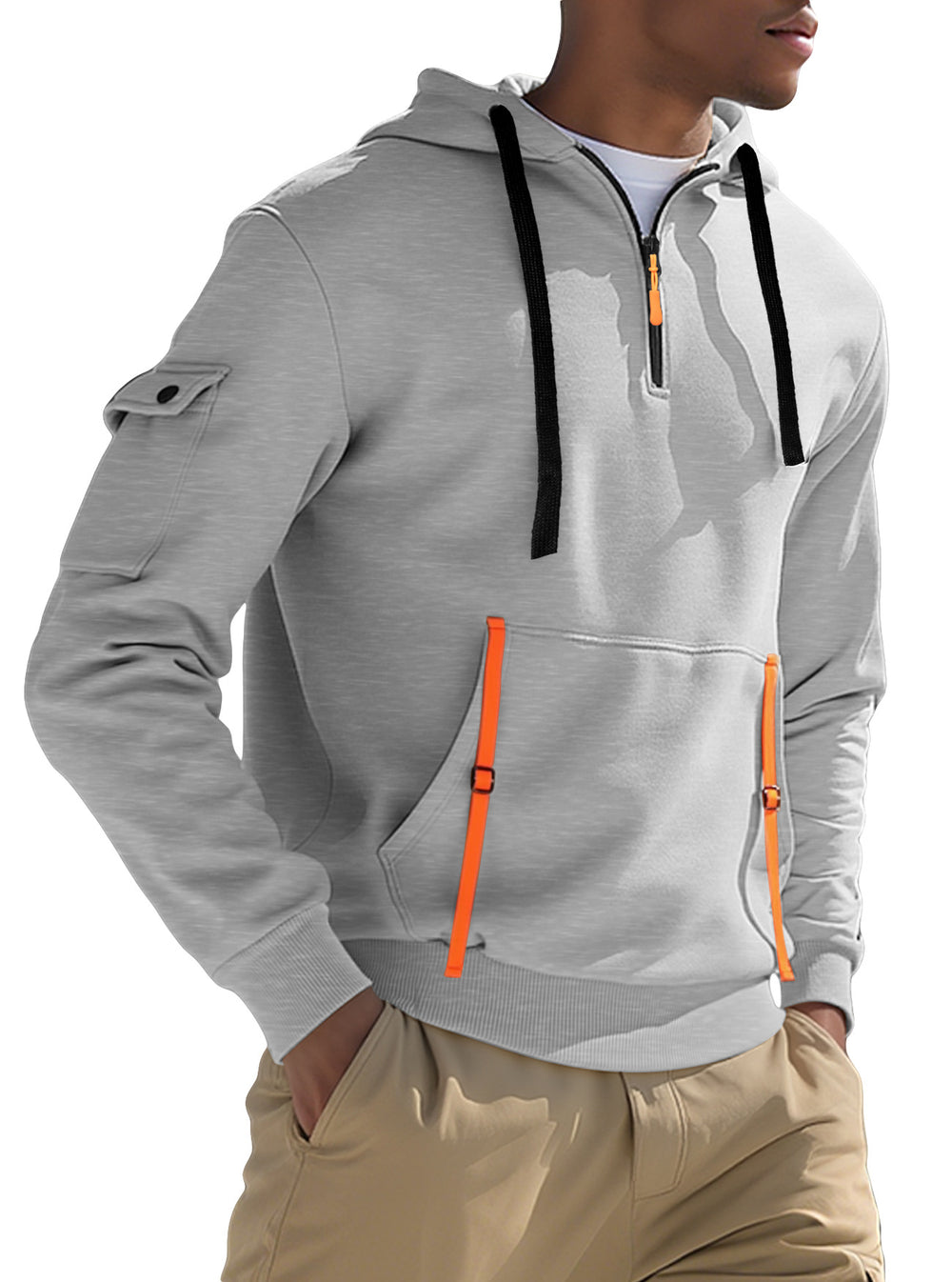 Men's Fleece-lined Casual Sweatshirt Fashion Hoodie EX-STOCK Canada