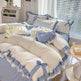 Solid Color Lace Bedsheet And Duvet Cover EX-STOCK Canada