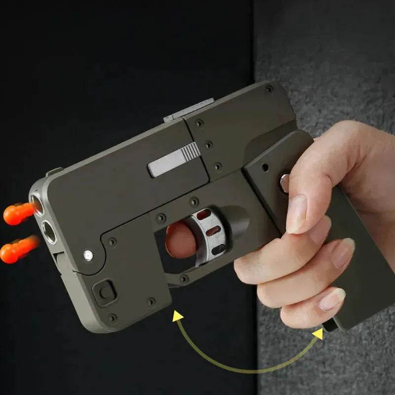mobile phone shape folding soft bullet gun toy - EX-STOCK Canada