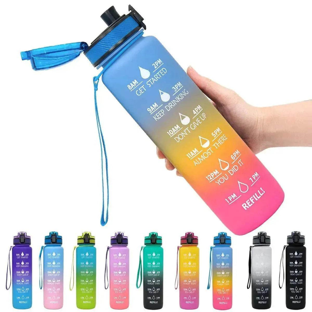 1L Tritan Hydrated Water Bottle for Sport Fitness - EX-STOCK Canada