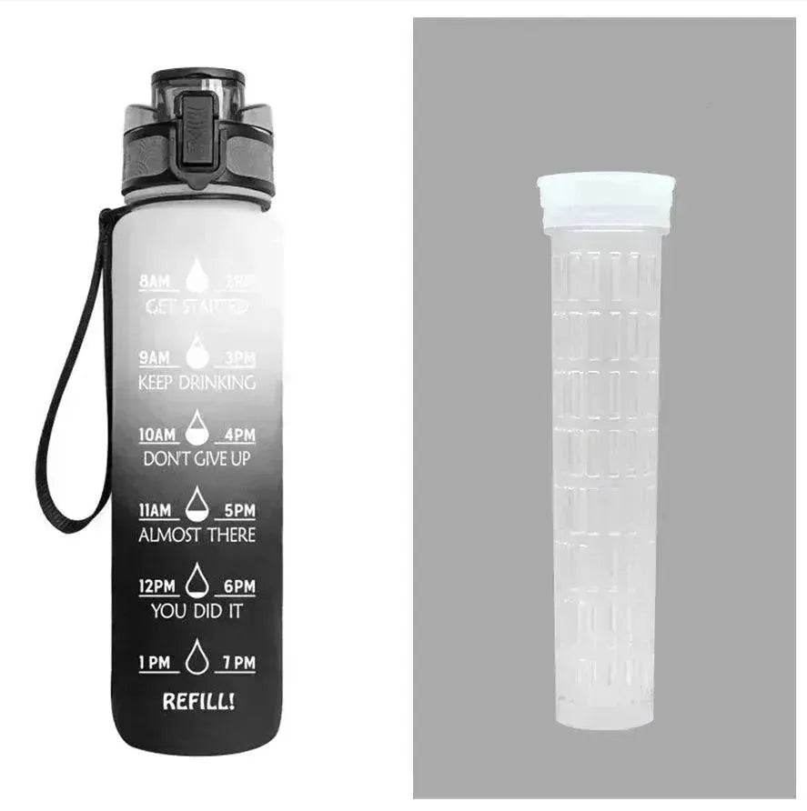 1L Tritan Hydrated Water Bottle for Sport Fitness - EX-STOCK Canada