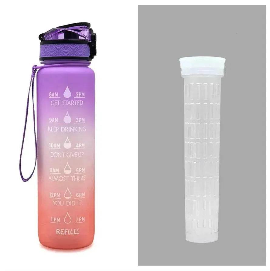 1L Tritan Hydrated Water Bottle for Sport Fitness - EX-STOCK Canada