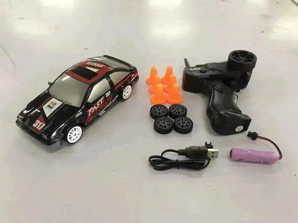 2.4G Drift Rc Car 4WD RC Drift Car Toy Remote Control GTR Model AE86 Vehicle Car RC Racing Car Toy For Children Christmas Gifts - EX-STOCK Canada