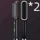 2-In-1 Hair Straightener Hot Comb - Dual-Use Rotating Electric Brush - EX-STOCK Canada