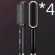 2-In-1 Hair Straightener Hot Comb - Dual-Use Rotating Electric Brush - EX-STOCK Canada