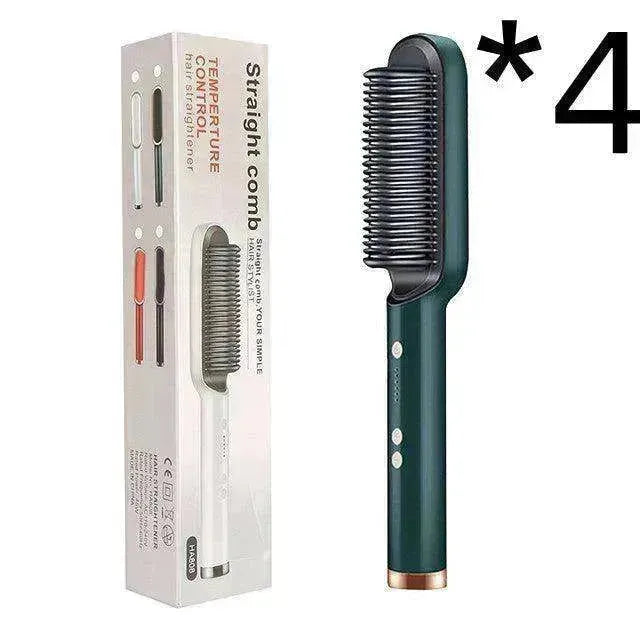 Lisseur de cheveux 2-en-1 Peigne chaud - Brosse électrique rotative à double usage - EX-STOCK CANADA