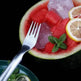 2 In 1 Slicer Multi purpose Stainless Steel Watermelon Fork - EX-STOCK Canada