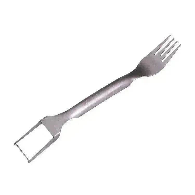 2 In 1 Slicer Multi purpose Stainless Steel Watermelon Fork - EX-STOCK Canada