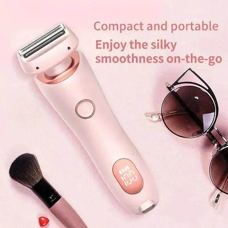 2 In 1 best epilator for women USB Rechargeable smooth glide Hair Remover Electric Shaver - EX-STOCK Canada