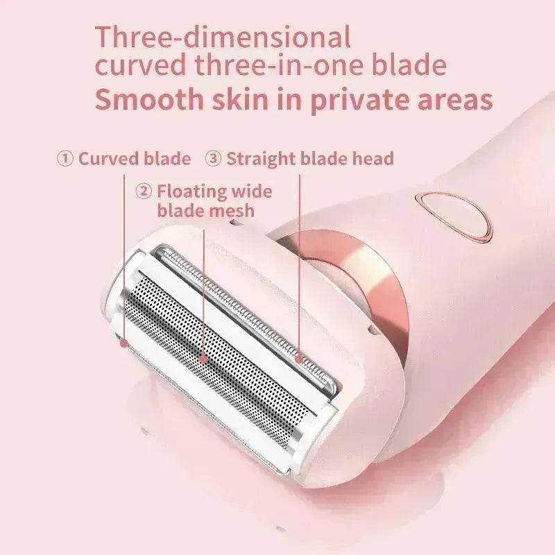 2 In 1 best epilator for women USB Rechargeable smooth glide Hair Remover Electric Shaver - EX-STOCK Canada