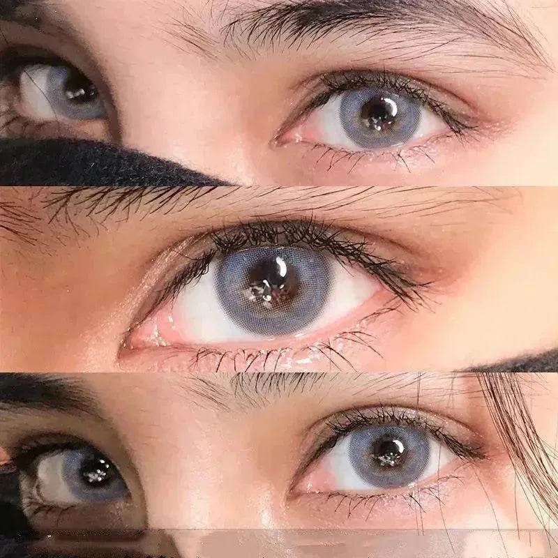 2 pieces Annual throw Russian girl blue color contacts lenses - EX-STOCK Canada