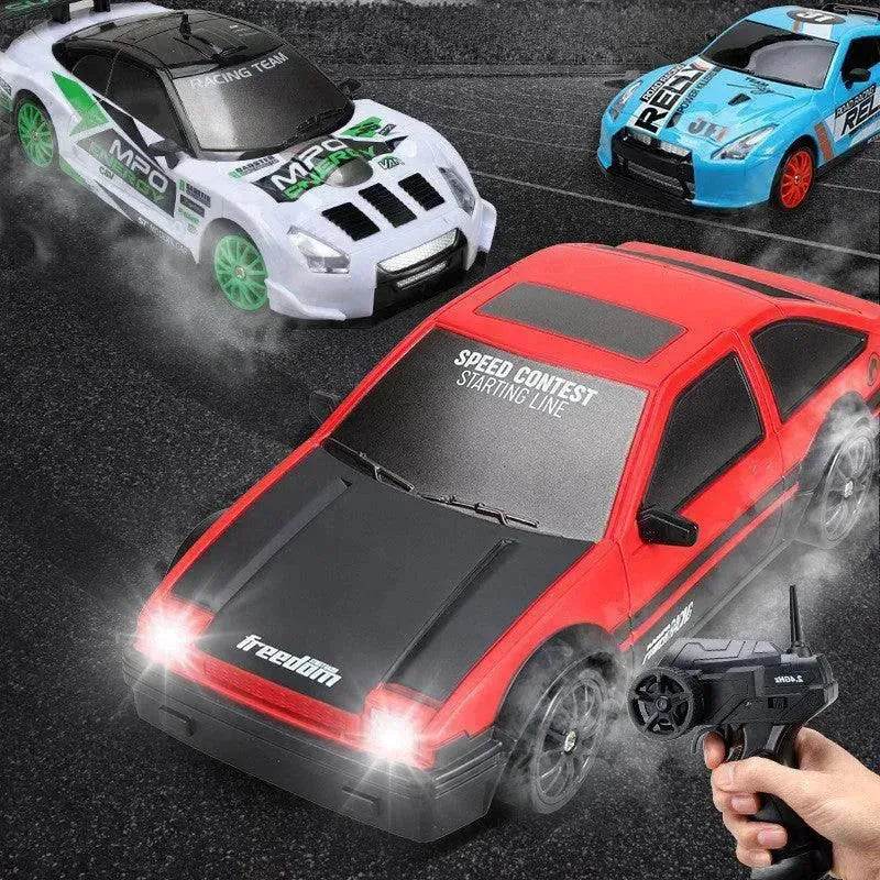 2.4G Drift Rc Car 4WD RC Drift Car Toy Remote Control GTR Model AE86 Vehicle Car RC Racing Car Toy For Children Christmas Gifts - EX-STOCK Canada
