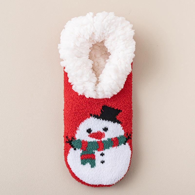 Thickened Room Socks Indoor Non-slip Silicone Lambswool Socks EX-STOCK Canada