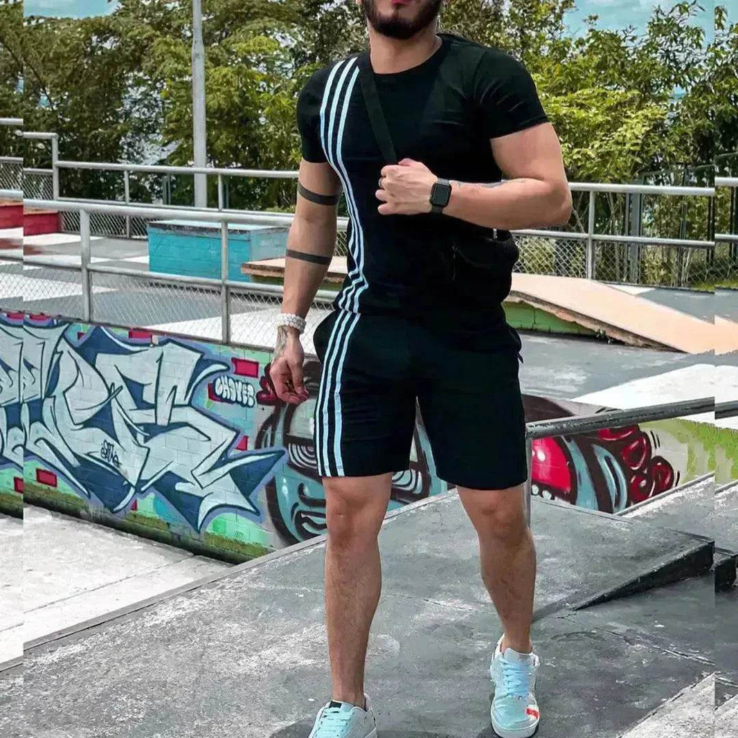 2025 Men's Summer Short Sports Trendy Track Suit - EX-STOCK Canada