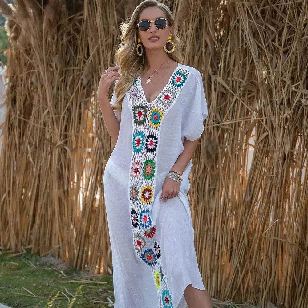 2025 Summer Beach Hand Crochet Stitching Dress - EX-STOCK Canada