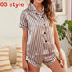 Floral Pyjamas – Satin Camisole and Shorts Sleepwear Set - EX-STOCK Canada