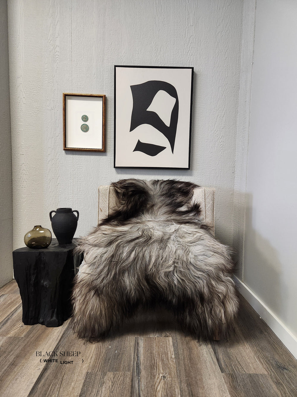 Natural Dark Grey Icelandic Sheepskin EX-STOCK Canada