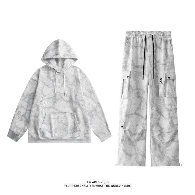 Men's 2 pcs Hoodie set outfit Sweatshirt and Sweatpants - EX-STOCK Canada