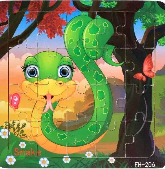 Wooden jigsaw puzzle toy - EX-STOCK Canada