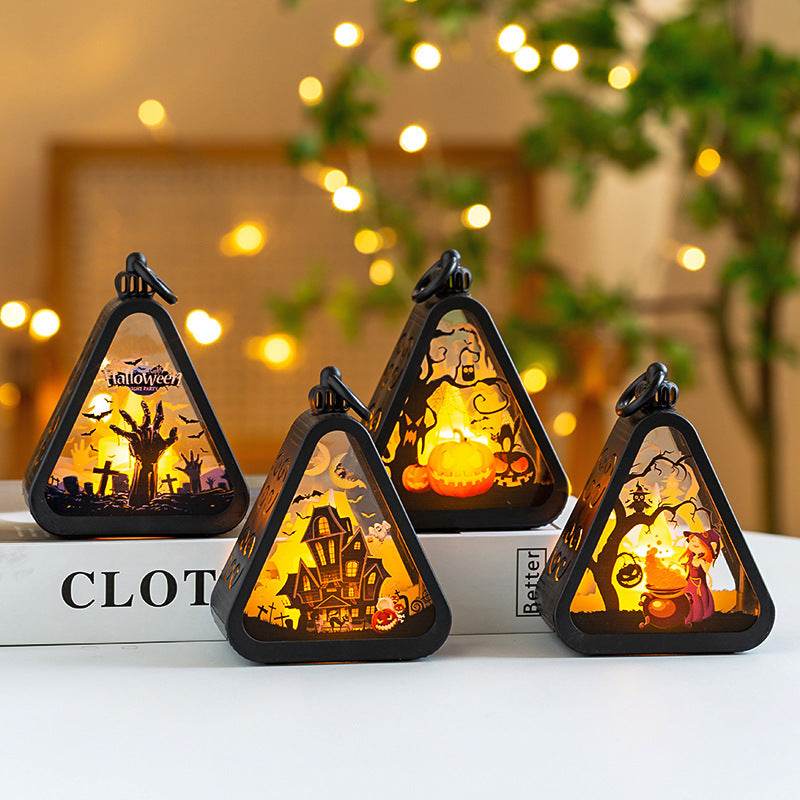 Halloween Decorations Portable Pumpkin Lamp Layout Props - EX-STOCK Canada