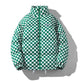 New Fall Winter Checkered Cotton padded Down Puffer Jacket men - EX-STOCK Canada