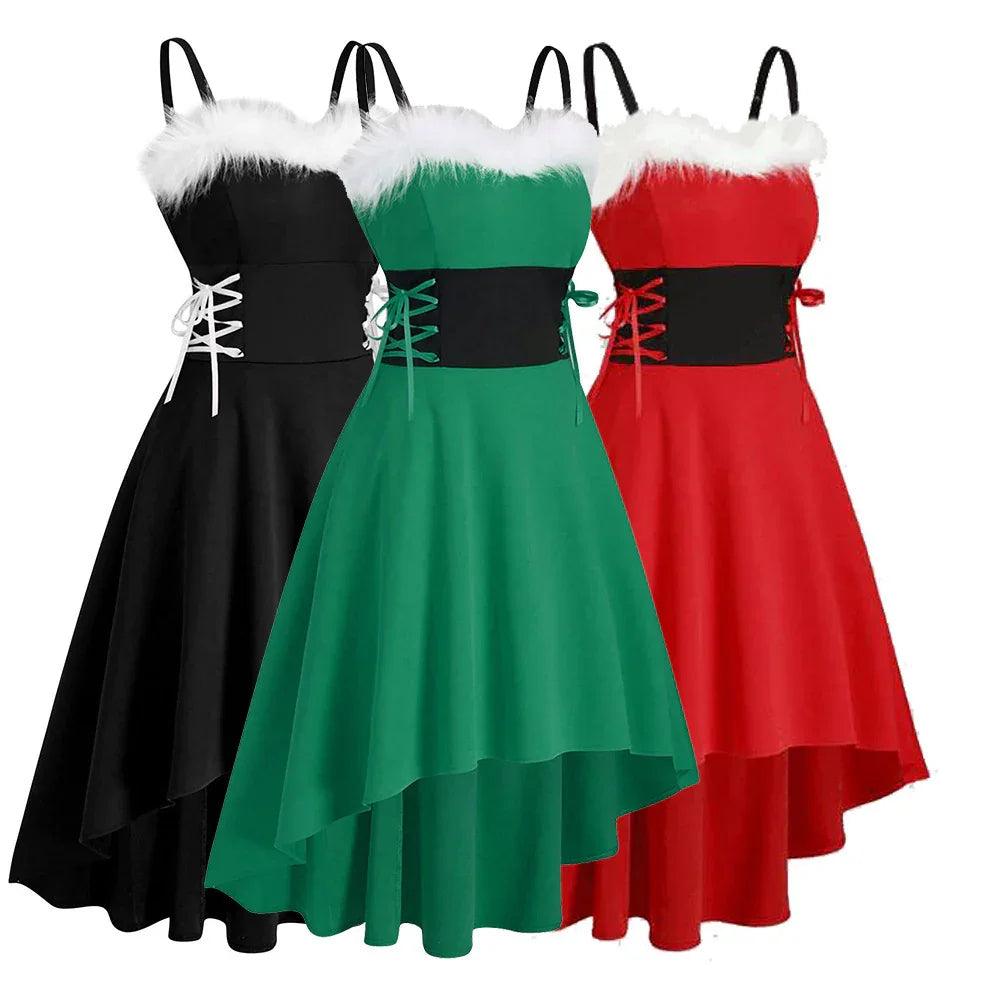 Lace irregular dress EX-STOCK Canada