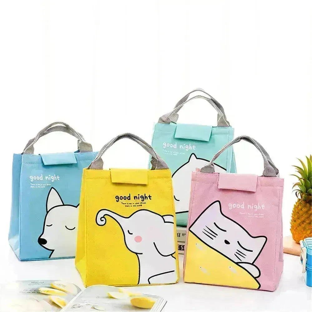 Borsa da pranzo isolata in stoffa oxford portatile