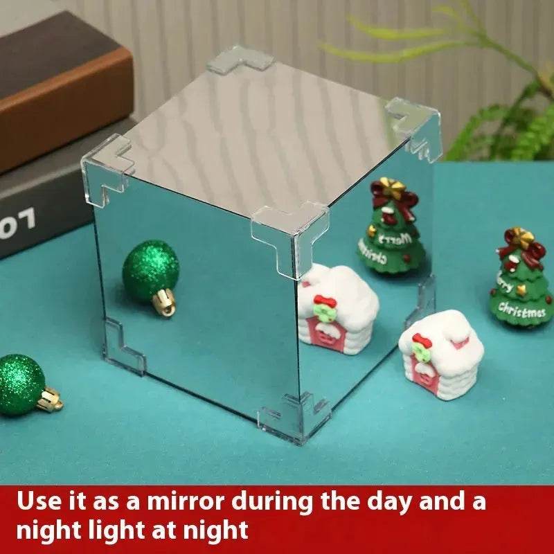 Christmas Cube Night Light Lamp Desktop Decoration Christmas gifts - EX-STOCK Canada