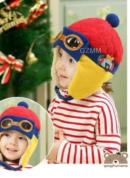 Baby and Toddler Winter hat Hooded Winter Pilot Beanie Warm baby cap - EX-STOCK Canada