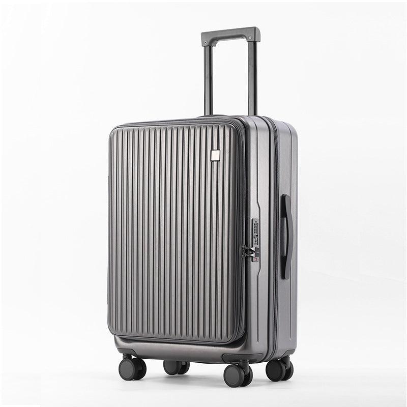 Front Open Luggage 20-inch Boarding Drop-resistant Trolley Case Extended Luggage Case | EX-STOCK Canada